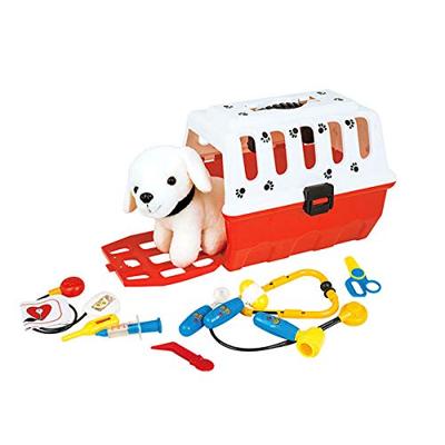 Toi-Toys Puppy in Reismand + Dierenarts Accessoires Toi-Toys Puppy in Reismand + Dierenarts Accessoires