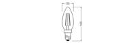 OSRAM HOMELIGHTING 4099854466595 LED-lamp Energielabel D (A - G) E14 1.8 W Warmwit (Ø x h) 35.00 mm x 35.00 mm 1 stuk(s) - thumbnail