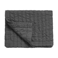 Vandyck Vandyck Pure 64 G.Dyed Bedsprei 180x260 off black - thumbnail