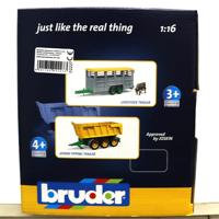 bruder Veewagen met koe modelvoertuig - thumbnail