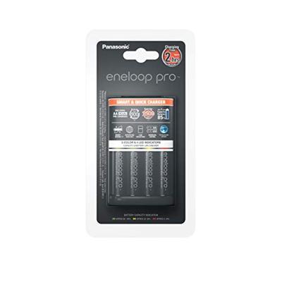 Panasonic Snellader + 4 x Panasonic Eneloop Pro AA batterijen - thumbnail