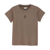 Indian Blue Jeans Zomer T-shirt S/S meisjes - bruin - glitter - thumbnail