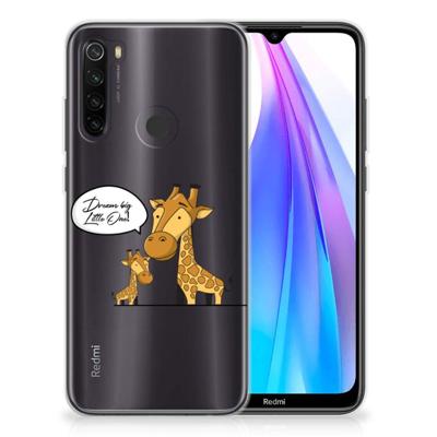 Xiaomi Redmi Note 8T Telefoonhoesje met Naam Giraffe Xiaomi Redmi Note 8T Telefoonhoesje met Naam Giraffe