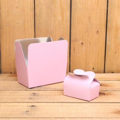 Bonbon doosjes - Chocolade doosje - Pastel roze HOOG - 48 stuks