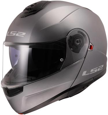 LS2 klapphelm "ff908 strobe ii solid" helmet strobe ii ff90 solid ti matt gr. m