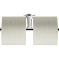 Duravit Starck T dubbele toiletrolhouder 25,5x7,6x5cm chroom - thumbnail