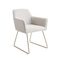 Jesper Home Eetkamerstoel 'Hofu' Slide Gold, kleur Checkers Charm - thumbnail