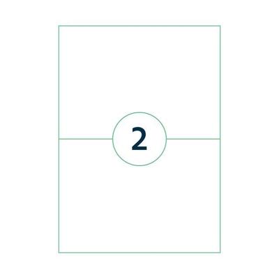 Etiket Qbasic A4 1.000 vel 210x148mm 2000 labels Etiket Qbasic A4 1.000 vel 210x148mm 2000 labels