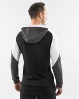 JAKO 6770 Sweater Met Kap Dynamic - Zwart/Wit/Antraciet - L - thumbnail
