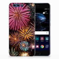 Huawei P10 Plus | Sillicone Back Cover | Vuurwerk - thumbnail