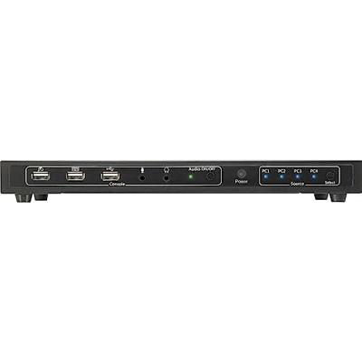 SpeaKa Professional KVM-switch 4 poorten HDMI USB 1920 x 1080 Pixel, 3840 x 2160 Pixel
