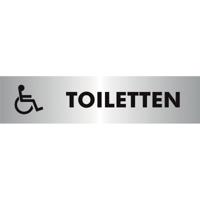 Stewart Superior zelfklevend pictogram toiletten voor andersvaliden - thumbnail