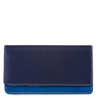 Mywalit leren portemonnee Medium Purse donkerblauw/blauw - thumbnail