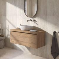 Ben Tendenza badmeubel incl. afdekblad 100x46x42cm sherwood - thumbnail