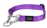 Rogz For Dogs lumberjack halfslip halsband paars - thumbnail