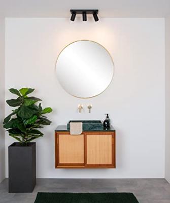 Lucide TAYLOR - Plafondspot Badkamer - LED Dim to warm - GU10 - 3x5W 2200K/3000K - IP44 - Zwart Lucide TAYLOR - Plafondspot Badkamer - LED Dim to warm - GU10 - 3x5W 2200K/3000K - IP44 - Zwart