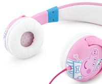 OTL Technologies Junior Peppa Pig Princess Peppa Pig Peppa (gevoerde beugel, volumebegrenzing tot 85 dB, kleurrijk Peppa Pig design, voor jongens en meisjes) roze/wit - thumbnail