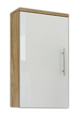 Badkamerkast Milan Eiken Wit S Badkamerkast Milan Eiken Wit S