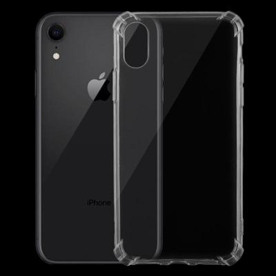Uiterst dunne transparante TPU zacht beschermhoes voor iPhone XR (transparant)