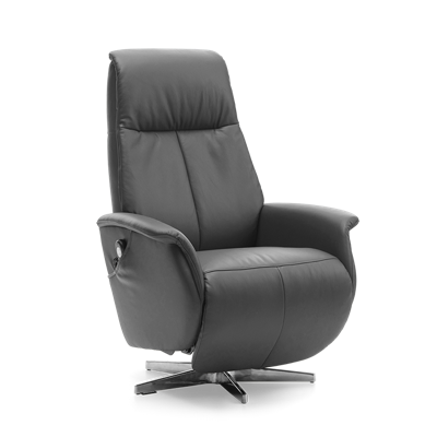 Sta-op Stoel J-103 Zwart Leer