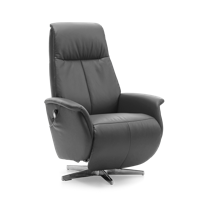 Sta-op Stoel J-103 Zwart Leer - thumbnail