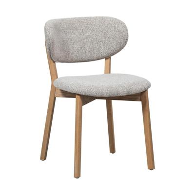 WOOOD Eetkamerstoel 'Udar' Geweven stof, kleur Naturel