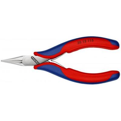 Knipex Elektronica-grijptang | Meer-componentengrepen | Lengte 115 mm | Zelfbedieningskaart/blister - 35 12 115 SB