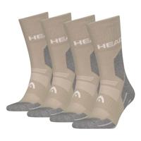 HEAD Wandelsokken All Climates Hiking Crew 2-pack Taupe-39/42 - thumbnail