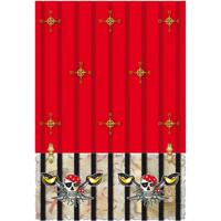 Piraten Tafelkleed Rood (130x180cm) - thumbnail