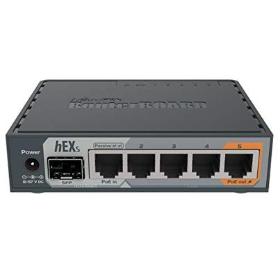 Mikrotik hEX S bedrade router Ethernet LAN Zwart