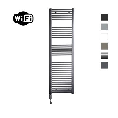 Elektrische Radiator Sanicare HWV Met Wifi 172x45 cm Gunmetal 920W Met Thermostaat Zwart Linksonder Sanicare Elektrische Radiator Sanicare HWV Met Wifi 172x45 cm Gunmetal 920W Met Thermostaat Zwart Linksonder Sanicare
