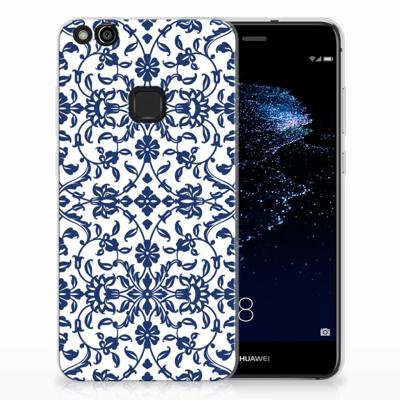 Huawei P10 Lite | TPU Case | Flower Blue