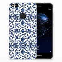 Huawei P10 Lite | TPU Case | Flower Blue - thumbnail