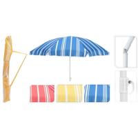 Beach umbrella Gestreept Ø 180 cm - thumbnail