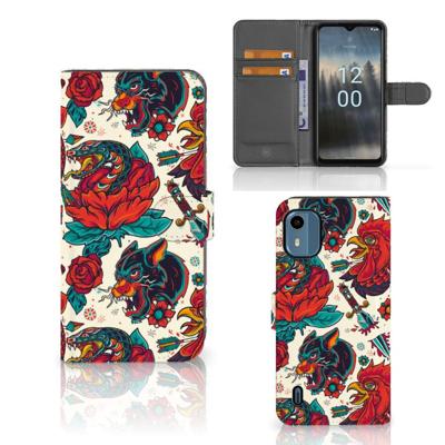 Telefoonhoesje met foto voor Nokia C12 Old Skool Telefoonhoesje met foto voor Nokia C12 Old Skool