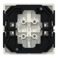 Merten 438519 Wisselschakelaar Afdekking System M Polar-wit 1 stuk(s) - thumbnail