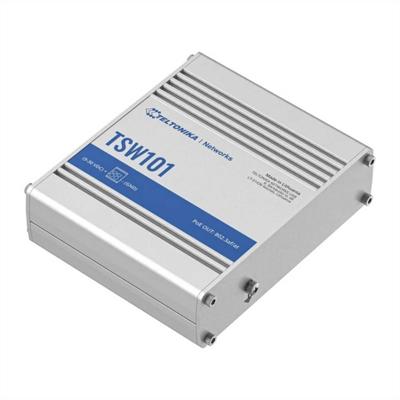Teltonika TSW101 Gigabit Ethernet (10/100/1000) Power over Ethernet (PoE) Metallic Teltonika TSW101 Gigabit Ethernet (10/100/1000) Power over Ethernet (PoE) Metallic