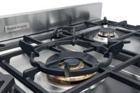 Boretti Milano Vrijstaand fornuis Zwart Gaskookplaat B - thumbnail