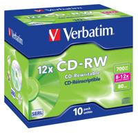Verbatim 43148 CD-RW disc 700 MB 10 stuk(s) Jewelcase Herschrijfbaar - thumbnail
