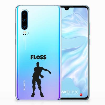 Huawei P30 Telefoonhoesje met Naam Floss Huawei P30 Telefoonhoesje met Naam Floss