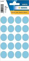 Etiket herma 1873 rond 19mm blauw 100st - thumbnail