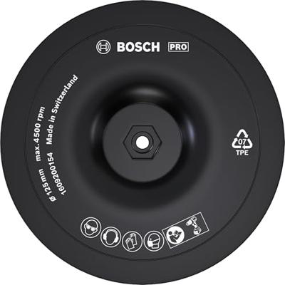 Bosch 1609200154 Steunschijf met klithechtsysteem 125 mm, 8 mm