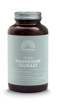 Mattisson HealthStyle Vegan Magnesium Tauraat Capsules Mattisson HealthStyle Vegan Magnesium Tauraat Capsules