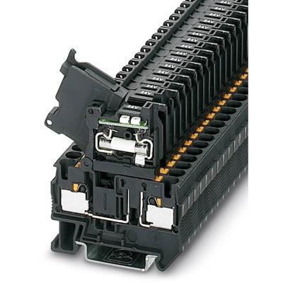 Phoenix Contact 3207908 Zekering-serieklem 6.2 mm Snelaansluiting Zwart 50 stuk(s) Piece Phoenix Contact 3207908 Zekering-serieklem 6.2 mm Snelaansluiting Zwart 50 stuk(s) Piece