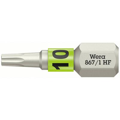 Wera 05066140001 867/1 Torx-bit Aandrijving: 1/4 (6,3 mm) Uitvoering: Torx TX 10 25 mm