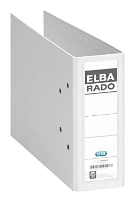 Elba Rado Plast ordner voor ft A5 dwars, wit, rug van 7,5 cm