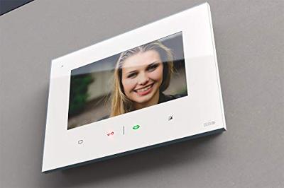 m-e modern-electronics VDV-807 Binnenunit voor Video-deurintercom Kabelgebonden Wit