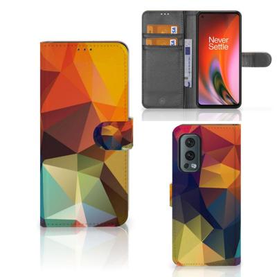 OnePlus Nord 2 5G | Book Case | Polygon Color