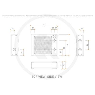 EKWB EK-Quantum Surface P120M radiator - thumbnail
