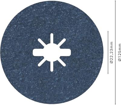 Bosch Accessoires X-LOCK Fiberschijf, 125mm, G 36, R574, Best for Metal - 1 stuk(s) - 2608619160 Bosch Accessoires X-LOCK Fiberschijf, 125mm, G 36, R574, Best for Metal - 1 stuk(s) - 2608619160